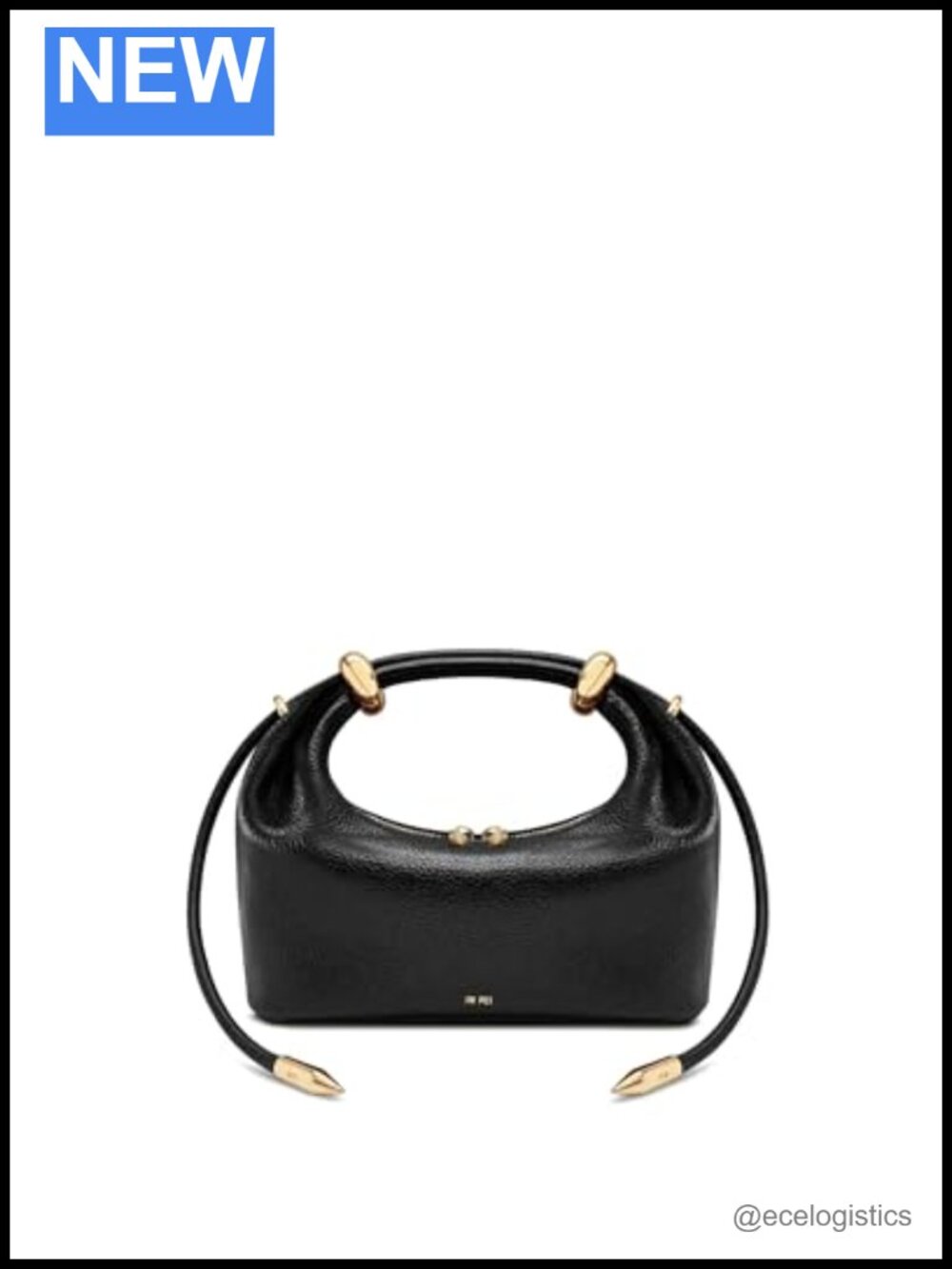 Vegan Leather Top Handle Satchel Bag with Gold Hardware, Crossbody